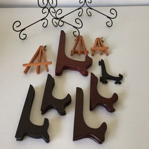 Decoration plate holders lot 🌺🌺🌺🌺🌺